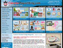 Tablet Screenshot of canadamagnetking.com